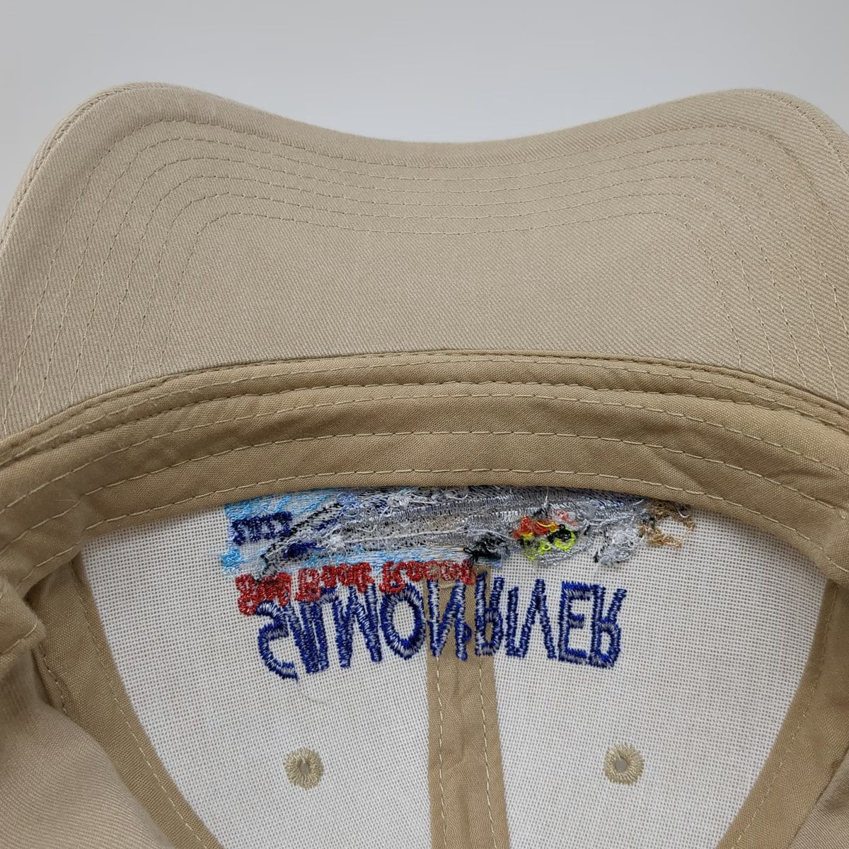 OTTO Salmon River Jet Boat Races 2022 Beige OS Baseball Cap Cotton Strapback Hat