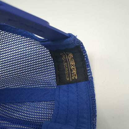 TravisMathew Trucker Hat Blue One Size Pineapple Print Mesh Back Snapback Golf