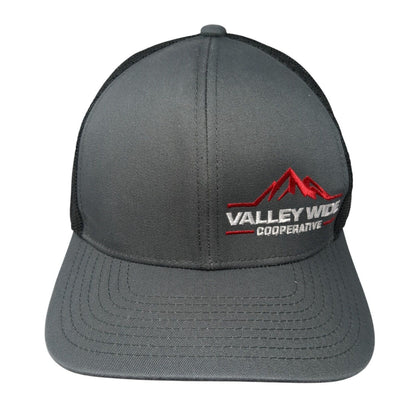 Valley Wide Cooperative Trucker Hat Gray OS Adjustable Mesh Pacific Headwear