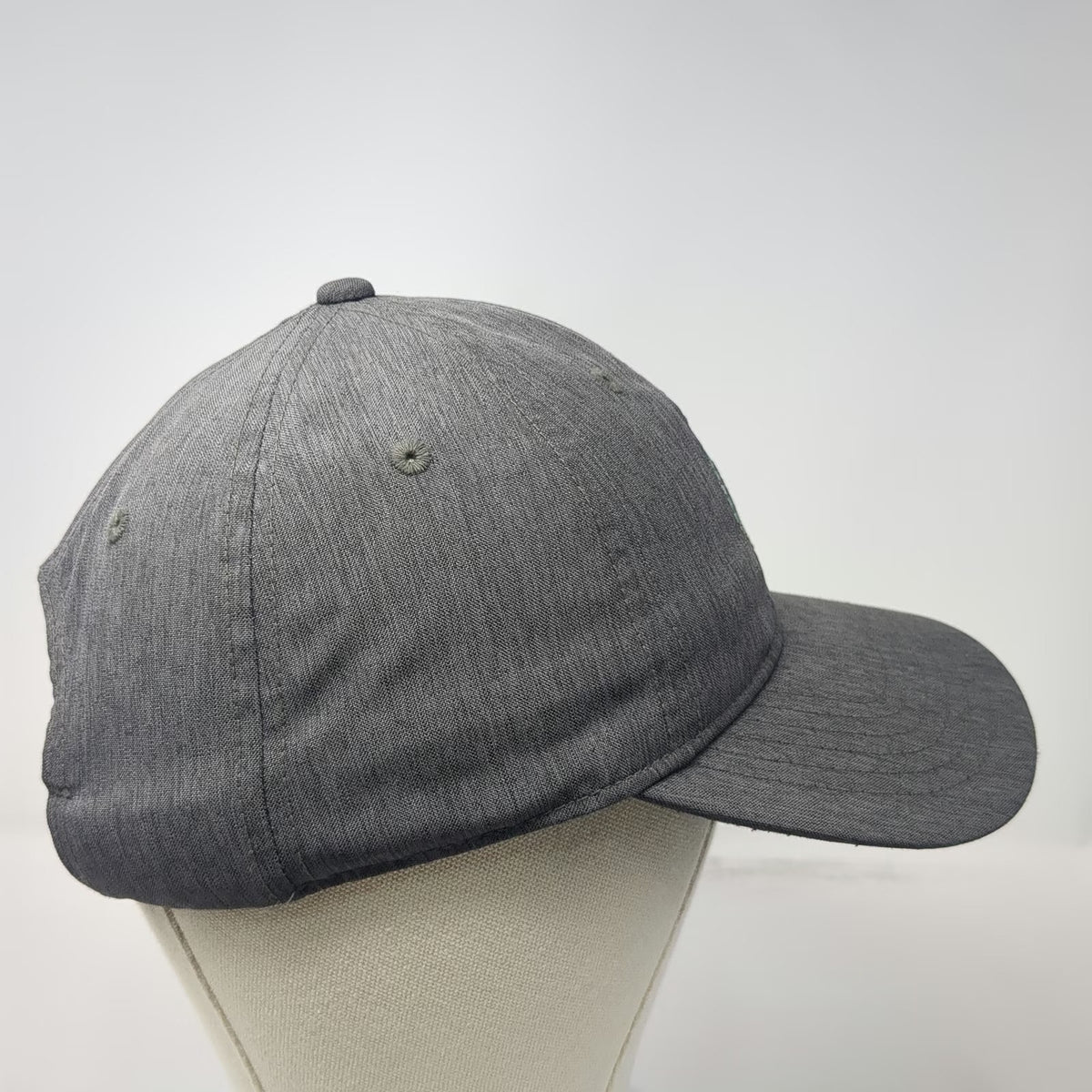TaylorMade Baseball Cap Gray OSFM MVC Crest Logo Polyester Slideback Golf Hat