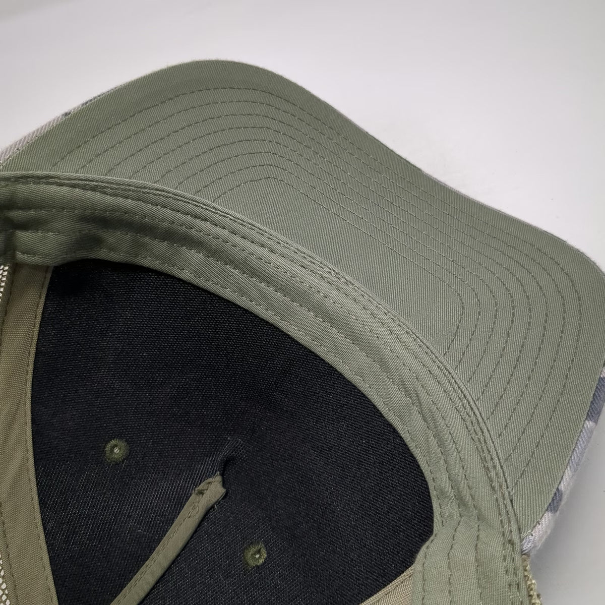 Richardson 112 Trucker Hat Green Camo One Size Mesh Back Snapback Leather Patch