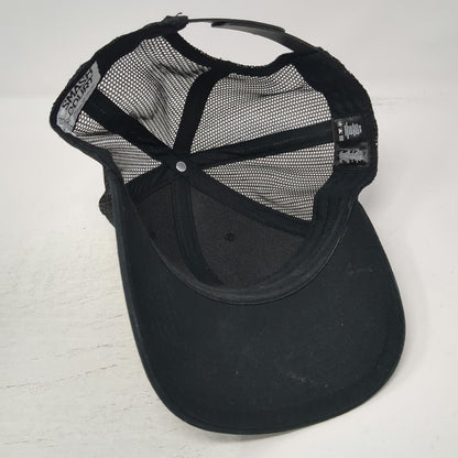 Smash Court Trucker Hat Black One Size Mesh Back Pickleball Graphic Snapback