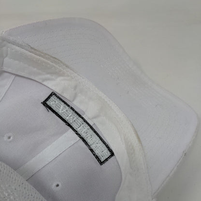 Sam Hunt Snapback Mesh Back Trucker Hat White OSFA Embroidered 6 Panel