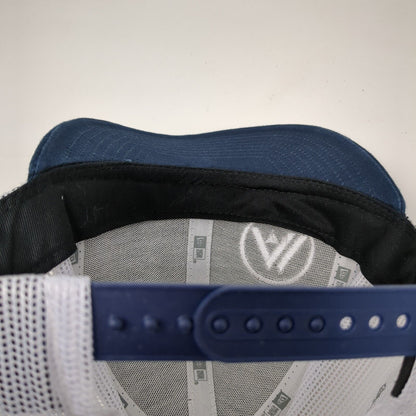 New Era Snapback Mesh Back Trucker Hat Blue One Size Inspire Hope