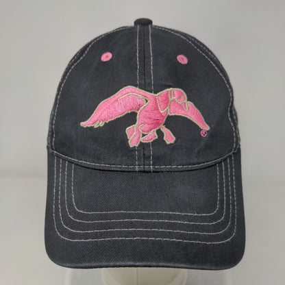 Duck Commander Strapback Hat Black One Size Adjustable Embroidered 6 Panel
