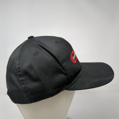 Carpetland USA Snapback Hat Black One Size Adjustable Embroidered Cotton