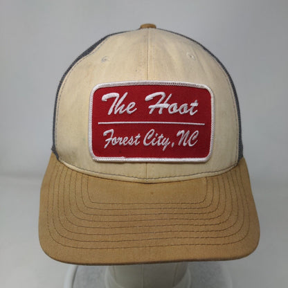 The Hoot Forest City NC Snapback Mesh Back Trucker Hat Multi One Size