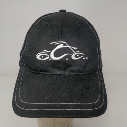 Orange County Choppers Men's Strapback Hat Black OSFA Embroidered Logo Cotton