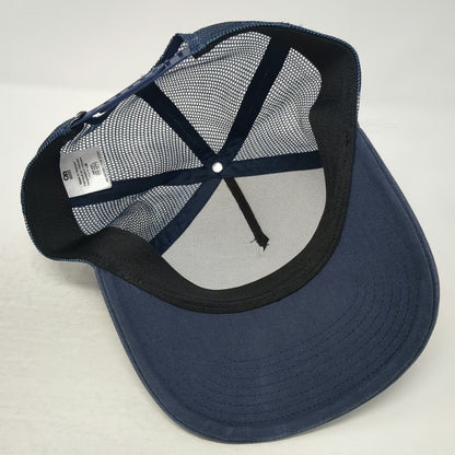 Outdoor Research Trucker Hat Blue White One Size Mesh Back Mountain Logo Patch