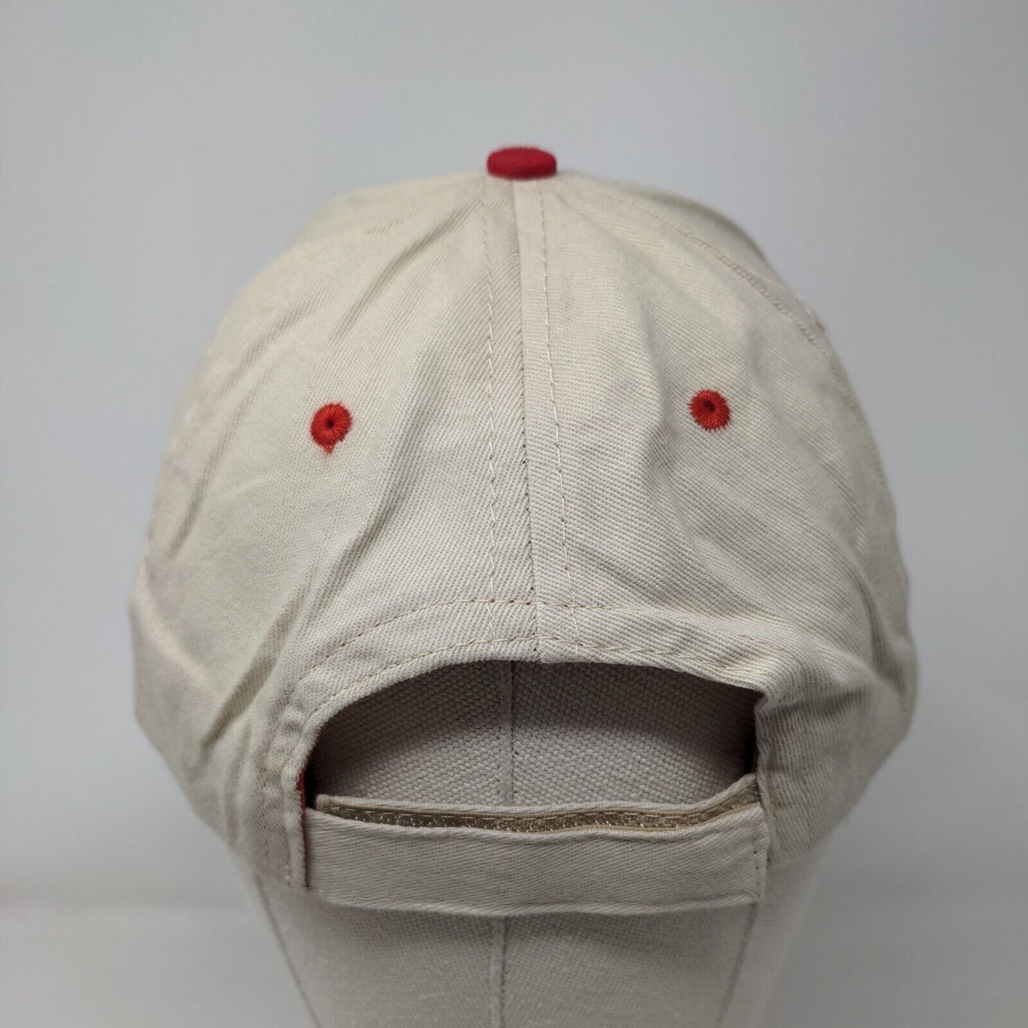 UGWA Strapback Hat Tan OSFA Embroidered Adjustable 6 Panel Hit Wear
