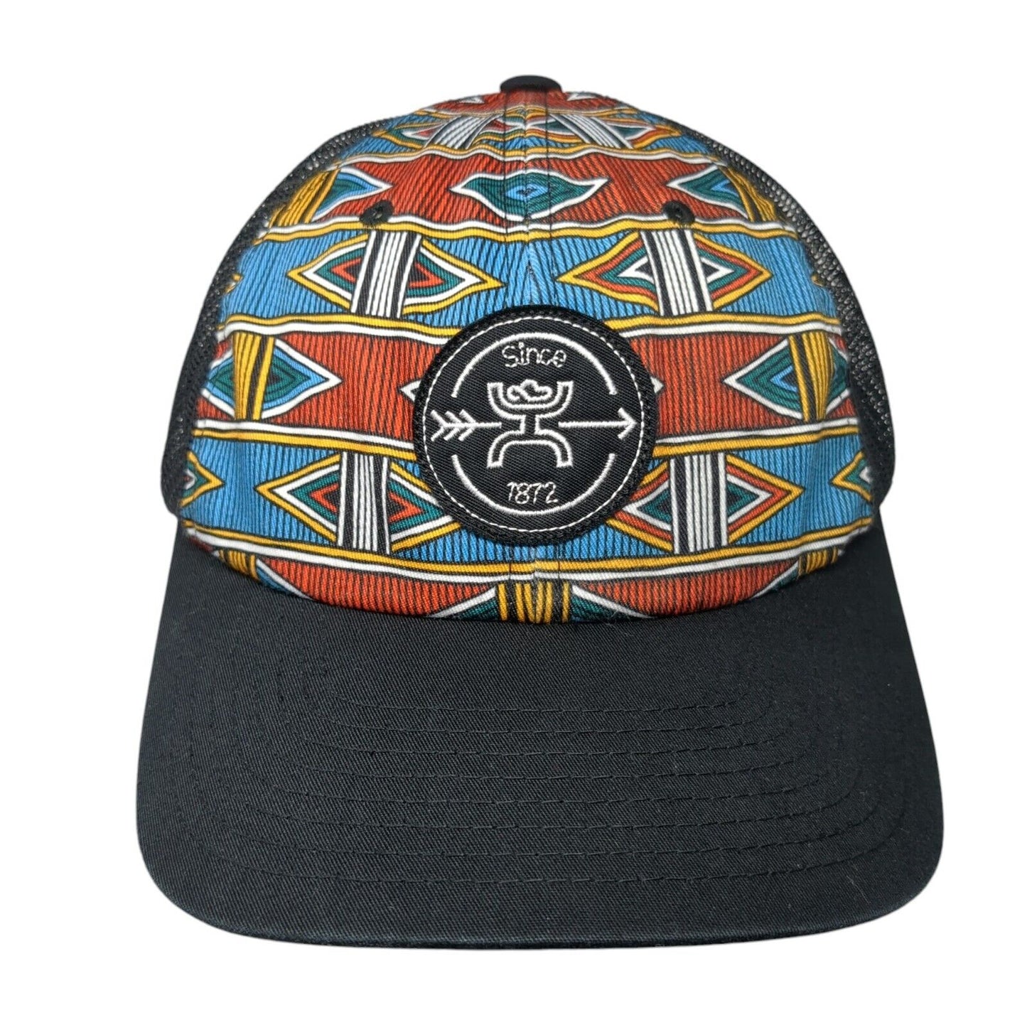 Hooey Snapback Mesh Back Trucker Hat Multicolor One Size Geometric