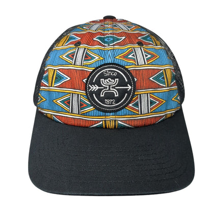 Hooey Snapback Mesh Back Trucker Hat Multicolor One Size Geometric