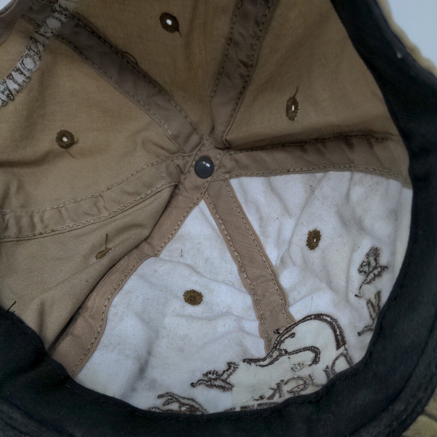 Ducks Unlimited Strapback Hat Tan OSFM Embroidered Adjustable 6 Panel