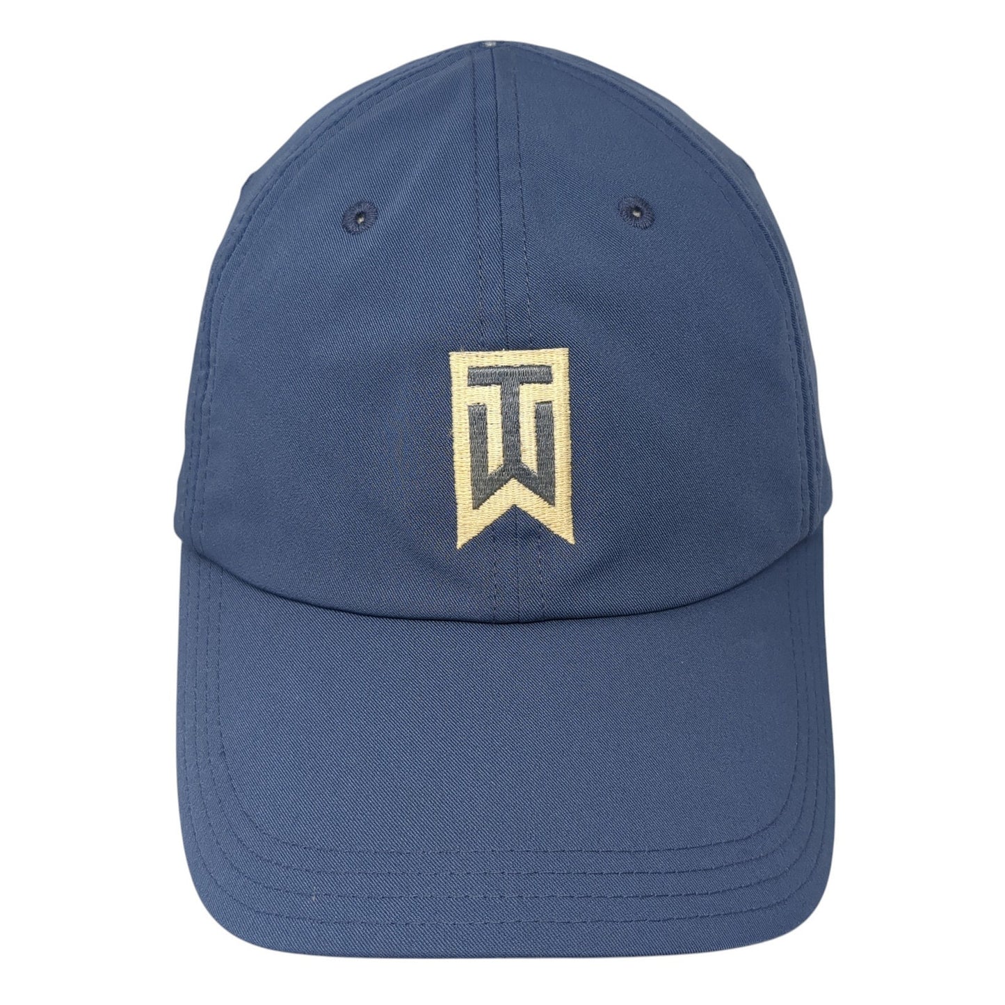 Tiger Woods Slideback Baseball Cap Blue One Size Adjustable Embroidered 6 Panel