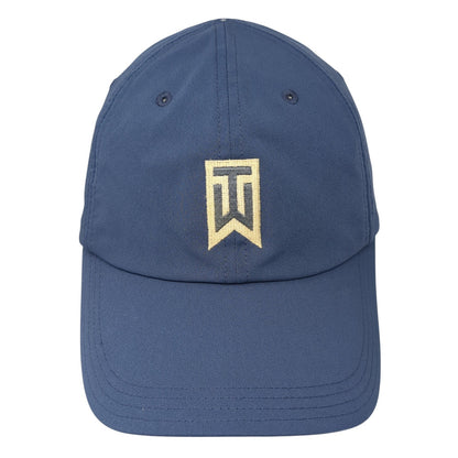 Tiger Woods Slideback Baseball Cap Blue One Size Adjustable Embroidered 6 Panel