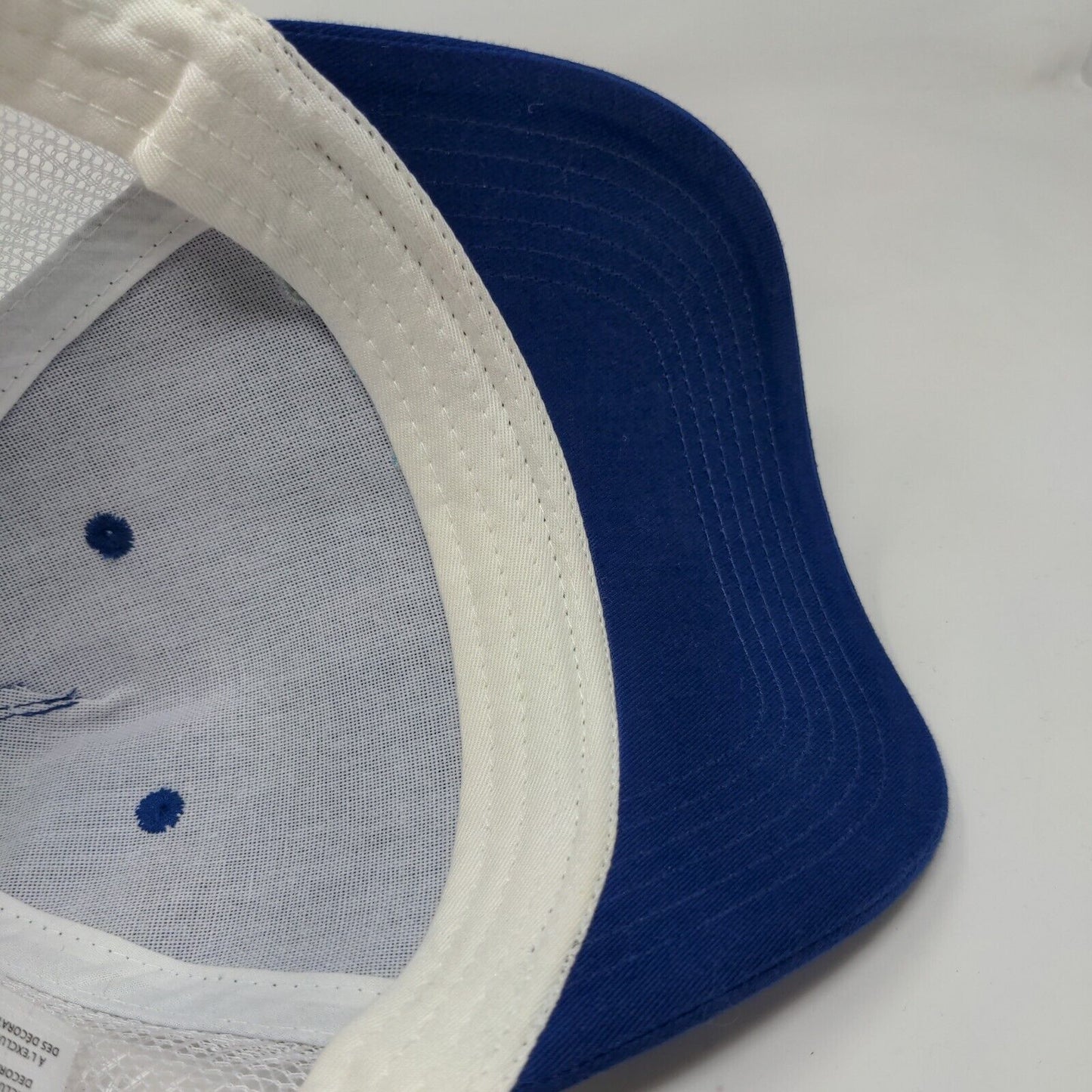 Cabela's Girls Snapback Mesh Back Hat Blue White Adjustable Butterfly Logo