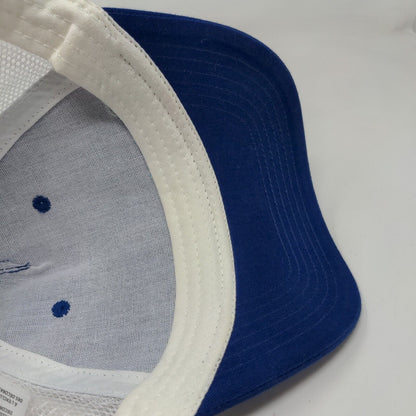 Cabela's Girls Snapback Mesh Back Hat Blue White Adjustable Butterfly Logo