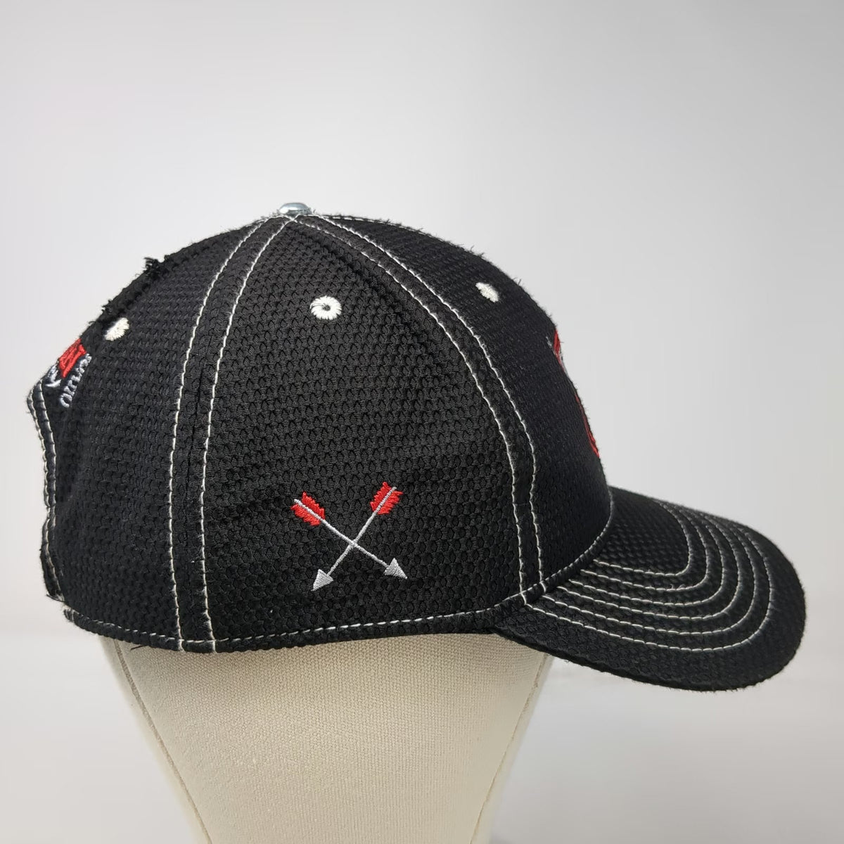 Ahead Baseball Cap Black One Size Dead-On Archery Idaho Contrast Stitching Hat