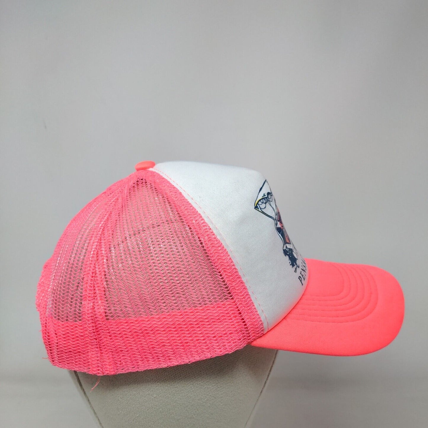 Pensacola Beach Snapback Mesh Back Trucker Hat Pink One Size Lucky 7