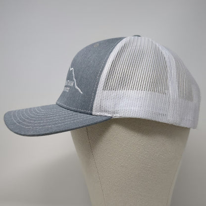 Richardson 112 Trucker Hat Gray OSFM Intermountain Wood Products Snapback Mesh