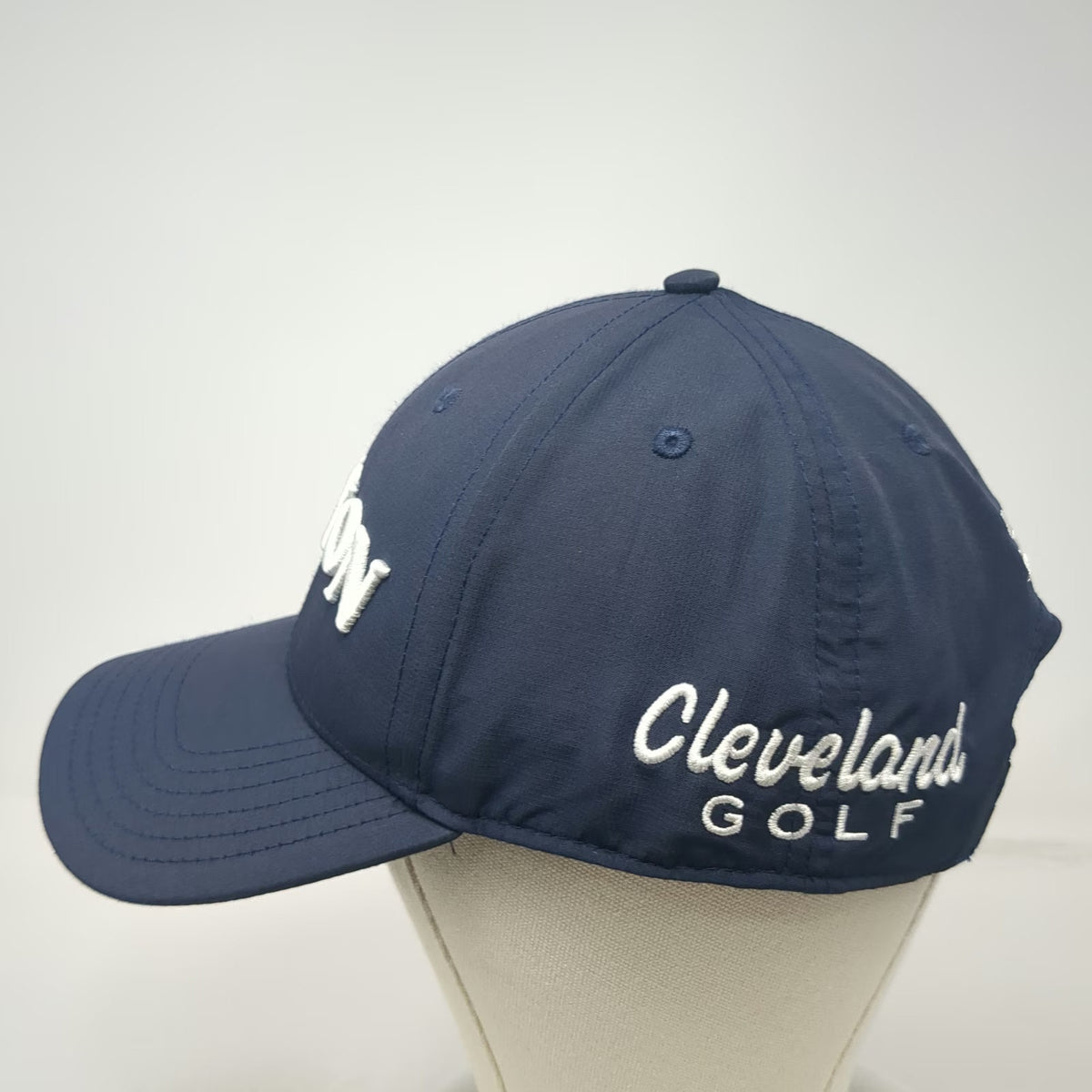Srixon Baseball Cap Blue One Size Cleveland Golf Slideback Embroidered Hat Golf
