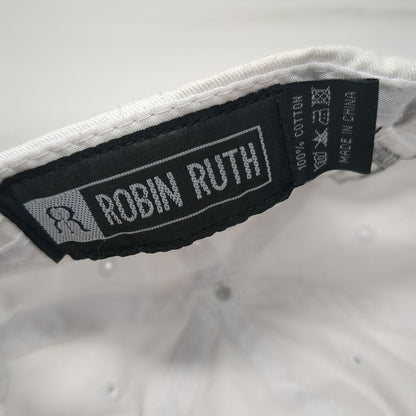 Robin Ruth Baseball Cap White One Size Orlando Florida Embroidered Strapback Hat