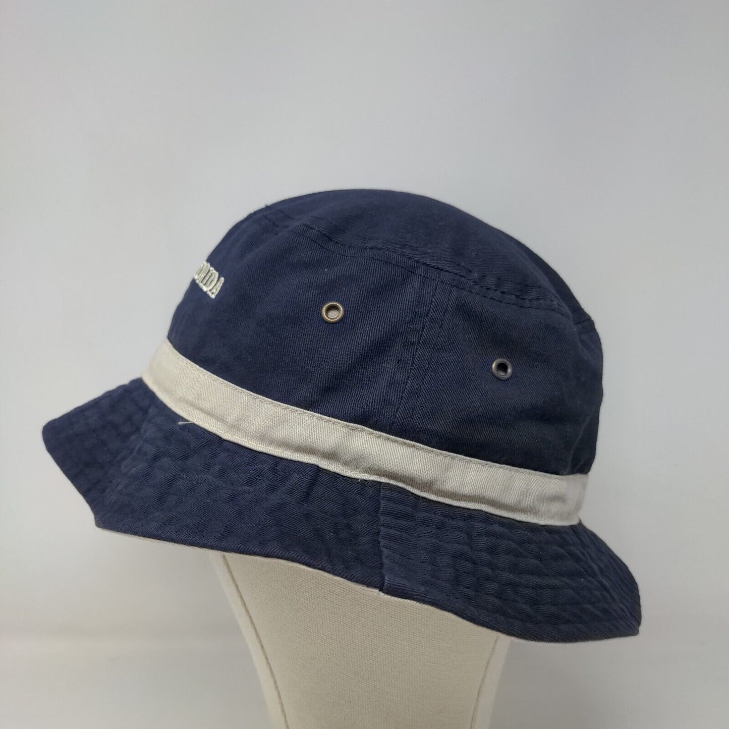 Orlando Florida Bucket Hat Blue Adult Embroidered Vent Holes Outdoor