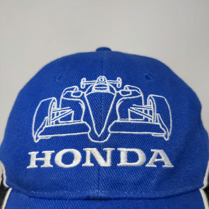 Speedgear Men's Strapback Hat Blue Embroidered Car Honda Logo Spell Out