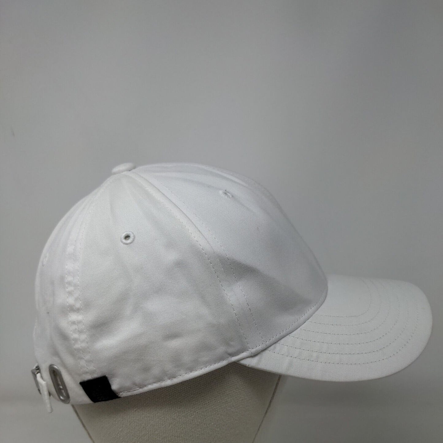 CSL Behring Slideback Hat White OSFM Adjustable Vent Holes Adidas