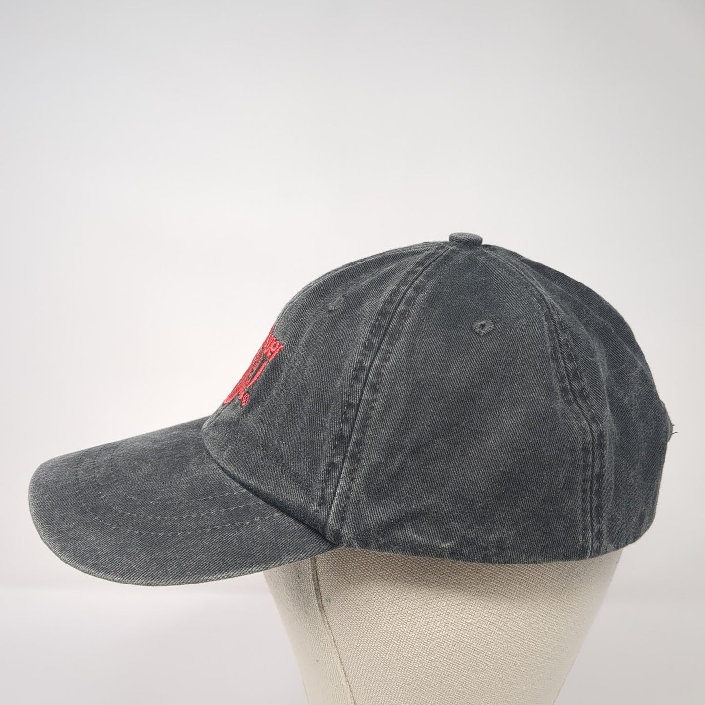 Cheaper Than Dirt! Slideback Baseball Cap Gray One Size Adjustable Embroidered