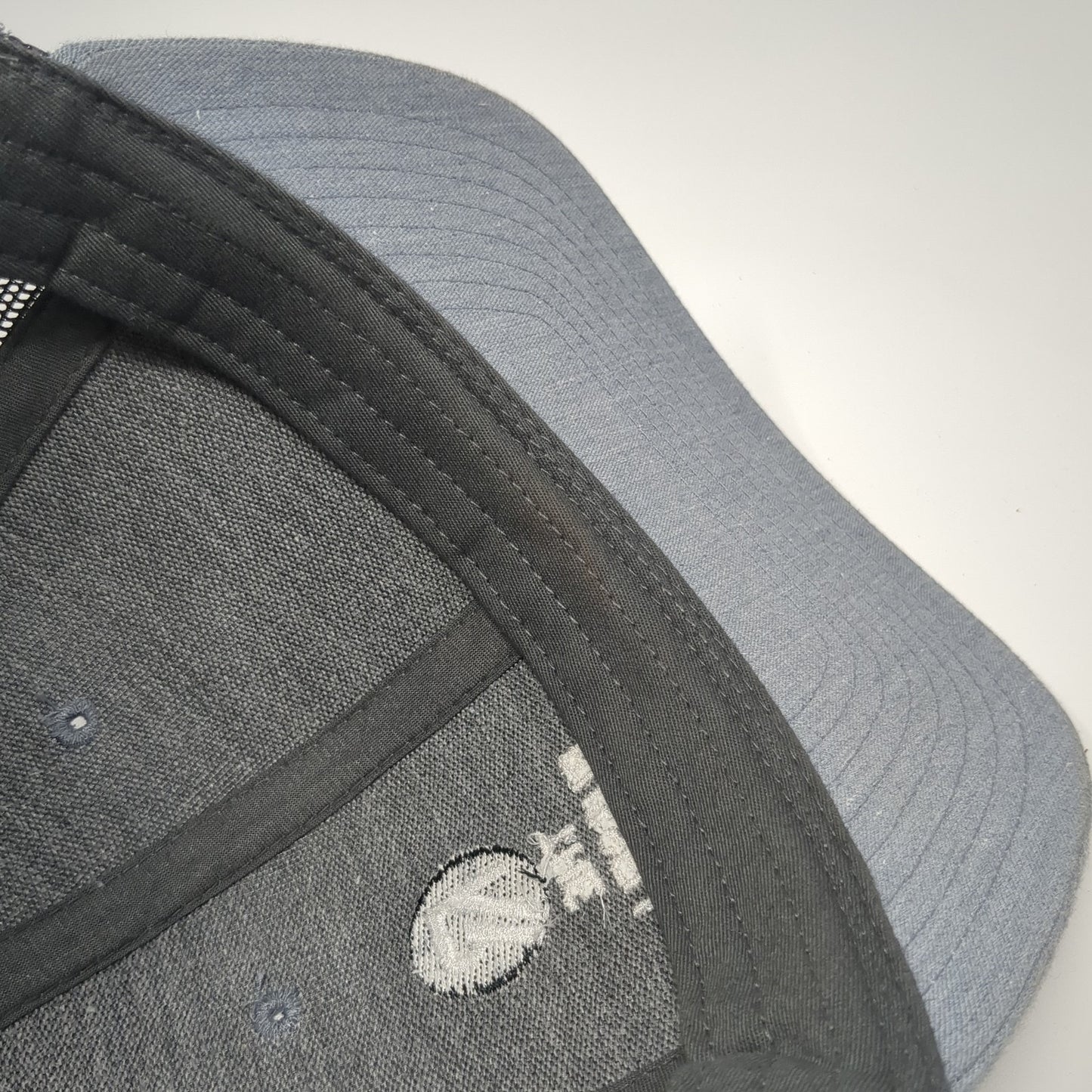The Russell Corporation Trucker Hat Gray Large Adjustable Mesh Back Richardson