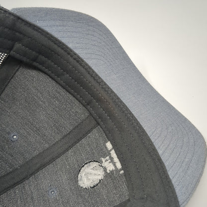 The Russell Corporation Trucker Hat Gray Large Adjustable Mesh Back Richardson