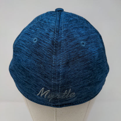 Myrtle Beach Fitted Hat Blue OSFA Embroidered E-Flex Essencial Caps