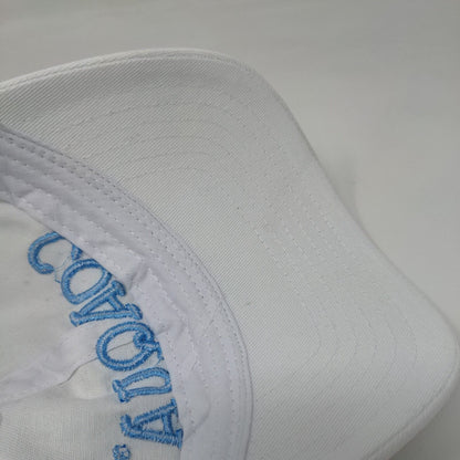 Coaqua Slideback Hat White One Size Adjustable Embroidered Fersten Worldwide