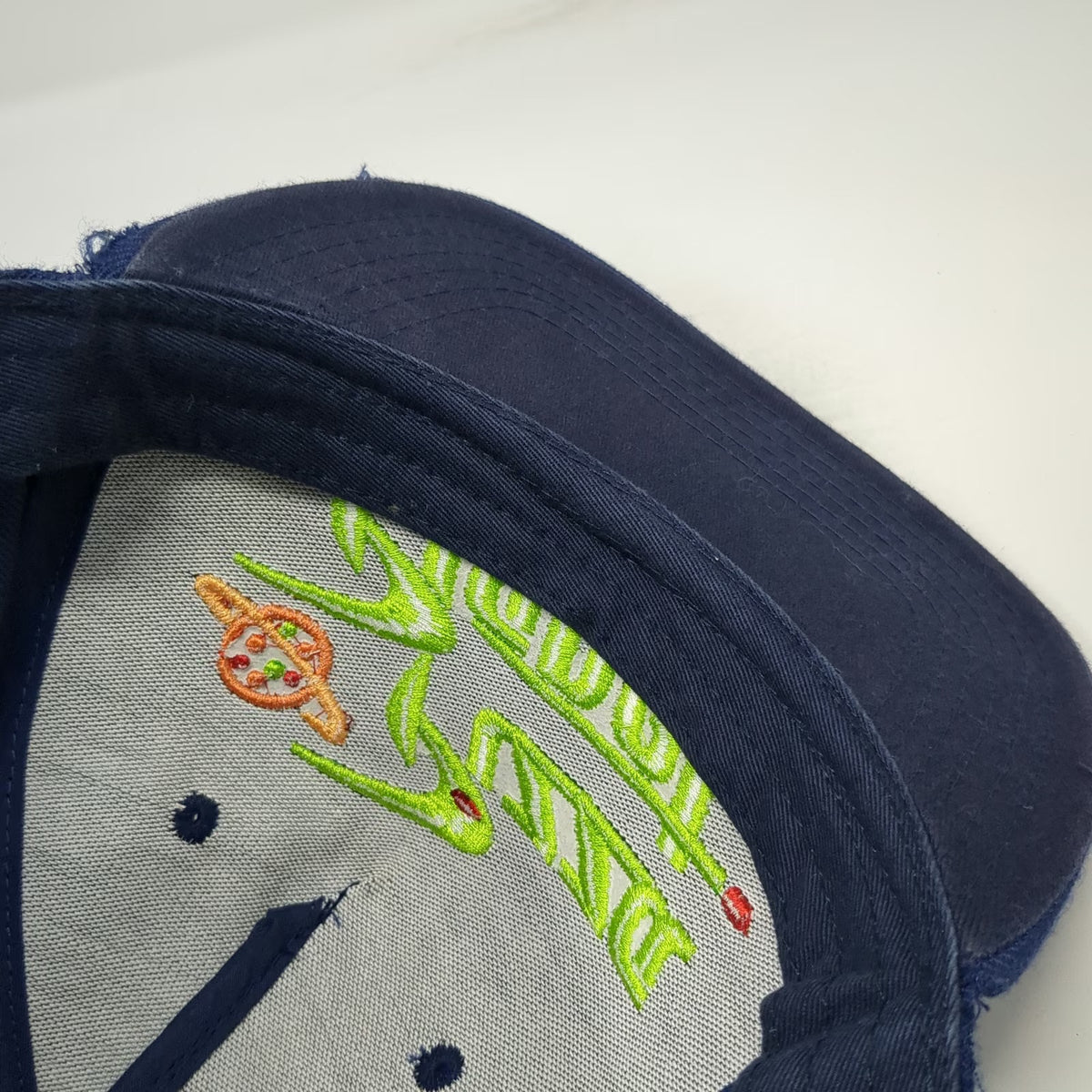 Disney 5 Panel Blue Hat One Size Pizza Planet Toy Story Graphic Snapback