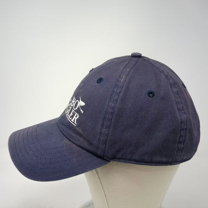 Simms Snapback Hat Blue OS Picabo Angler Fly Fishing Shop Cotton Adjustable