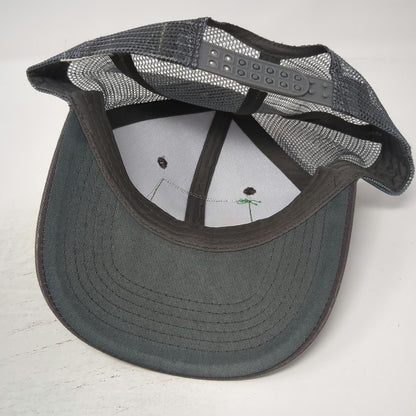 Gray Trucker Hat One Size Solely Real Clean Food Snapback Mesh Embroidered Logo