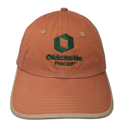 Oldcastle Precast Baseball Cap Orange Adjustable Embroidered Port Authority
