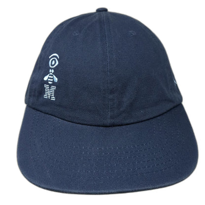 Quake City Caps IBM Consulting Eye Bee M Rebus Hat Baseball Cap Blue One Size