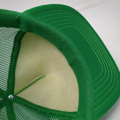 Green One Size Trucker Hat White Mesh Back Snapback Lamb HH Animal Farm Graphic