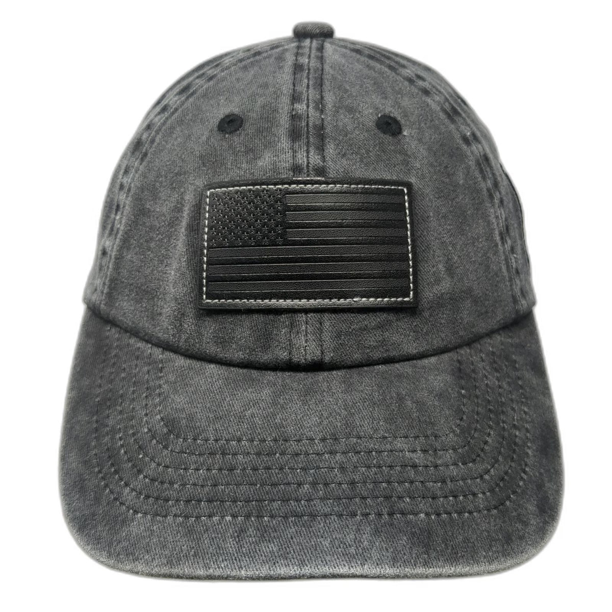 Ford Snapback Gray One Size Hat American Flag Built Ford Tough Idaho Dealership