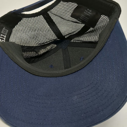 5.11 Blue One Size Trucker Hat Purpose Built Gear Mesh Snapback Patch