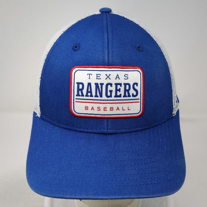 Texas Rangers MLB '47 Trucker Hat Blue One Size Snapback Mesh Patch Baseball