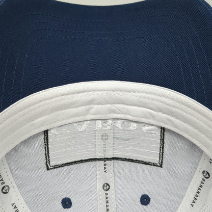 BananaBay Trucker Hat Blue One Size Cabos Mountain Patch Mesh Snapback Logo