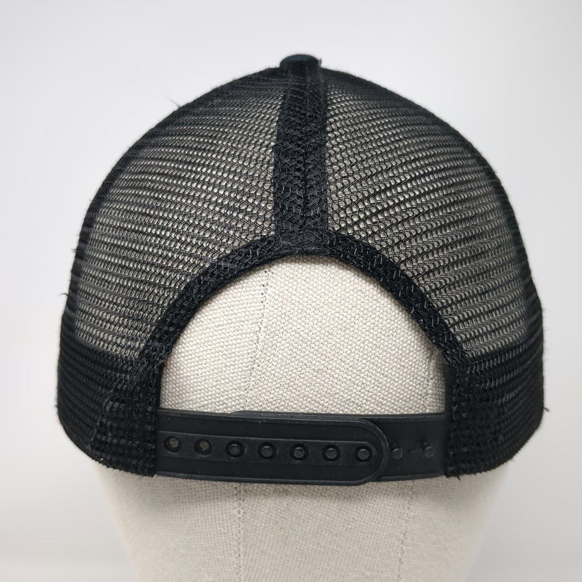 Trucker Hat Black One Size Telic Footwear Boise Idaho Mesh Snapback 7 Panel