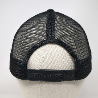 Trucker Hat Black One Size Telic Footwear Boise Idaho Mesh Snapback 7 Panel