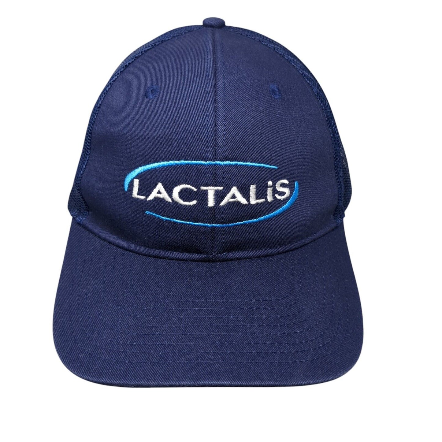 Lactalis Snapback Mesh Back Trucker Hat Blue One Size Port Authority