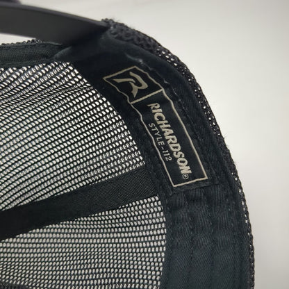 Richardson Trucker Hat Gray One Size The Simple Life Patch Mesh Snapback 112 Cap