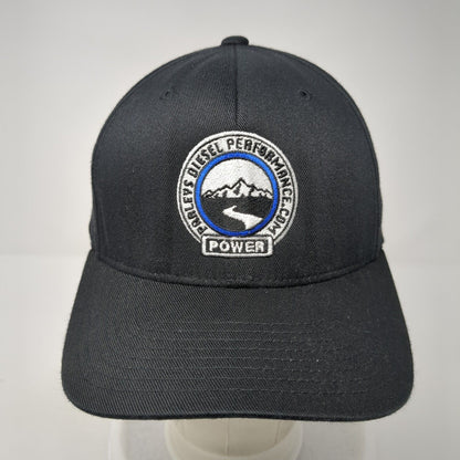 Parleys Diesel Performance Fitted Hat Black L-XL Flexfit Embroidered