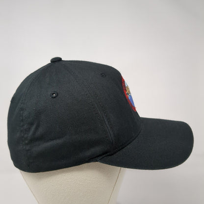 US Navy Rotary Wing Weapons School Fitted Hat Black Size S/M Embroidered Logo